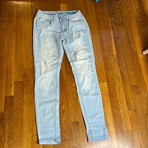 Juniors Indigo Rein MUFFINTOPPER jeans size 1 used in good condition